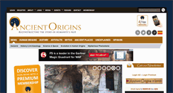 Desktop Screenshot of ancient-origins.net