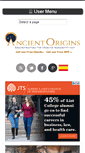 Mobile Screenshot of ancient-origins.net